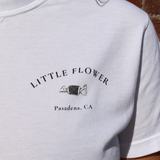 Little Flower White Graphic T-Shirt